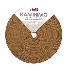 Kamihimo-Band 12mm / 15m natur